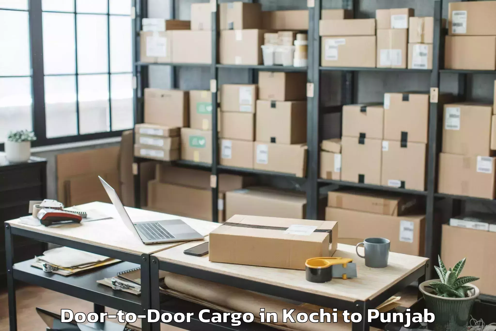 Book Your Kochi to Faridkot Door To Door Cargo Today